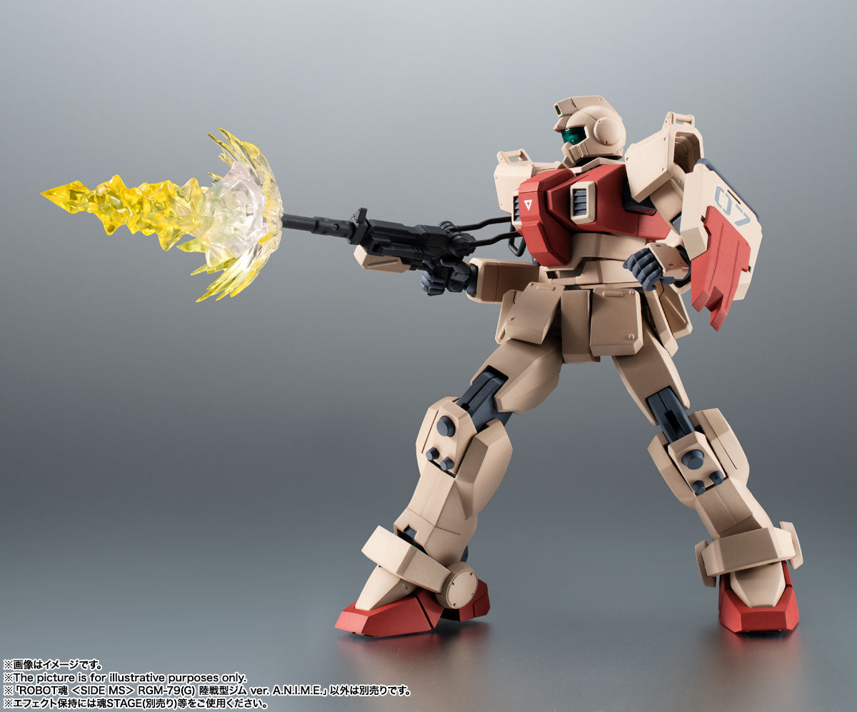 ROBOT Damashii (SIDE MS) RGM-79(G) GM Ground Type ver. A.N.I.M.E. (Reissue)