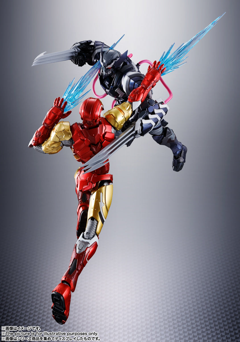 SH Figuarts Tech-on Avengers Venom Symbiote Wolverine