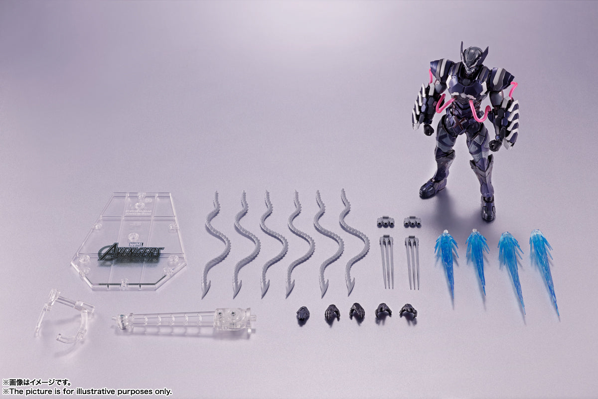 SH Figuarts Tech-on Avengers Venom Symbiote Wolverine