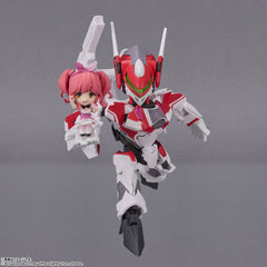 Macross Tiny Session VF-31C Siegfried (Mirage Farina Jenius) w/ Makina Nakajima