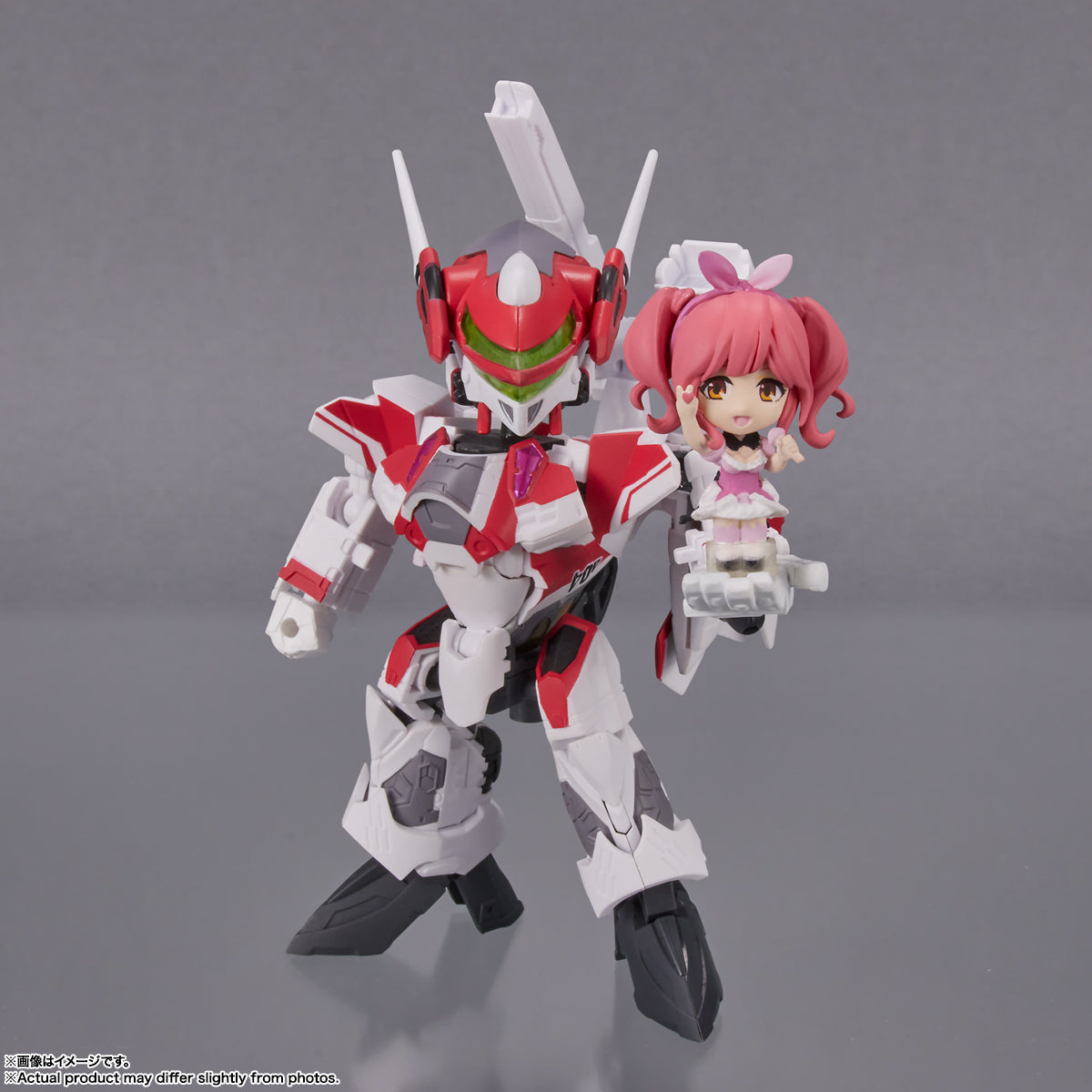 Macross Tiny Session VF-31C Siegfried (Mirage Farina Jenius) w/ Makina Nakajima