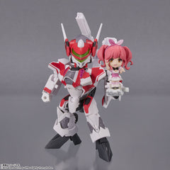 Macross Tiny Session VF-31C Siegfried (Mirage Farina Jenius) w/ Makina Nakajima