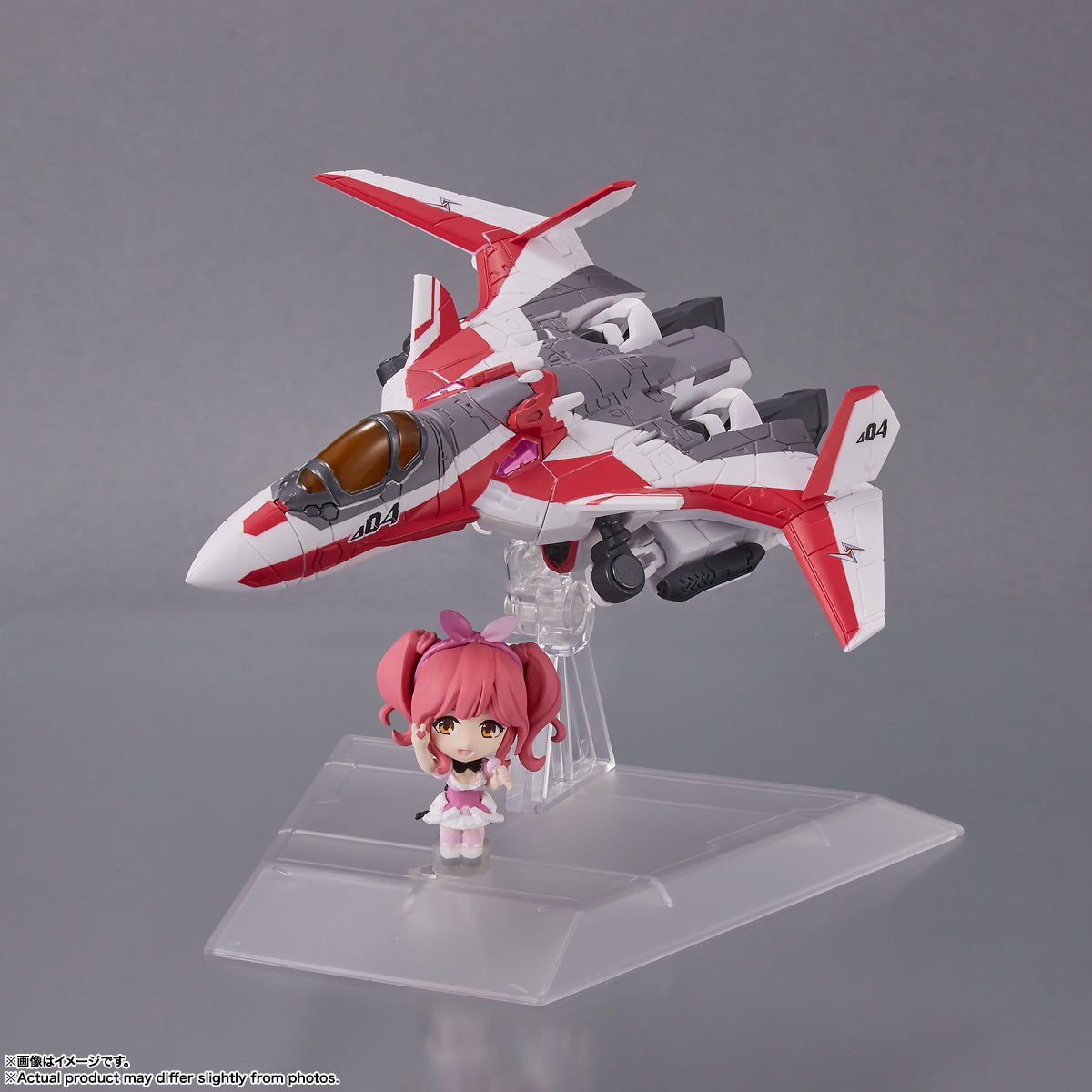 Macross Tiny Session VF-31C Siegfried (Mirage Farina Jenius) w/ Makina Nakajima