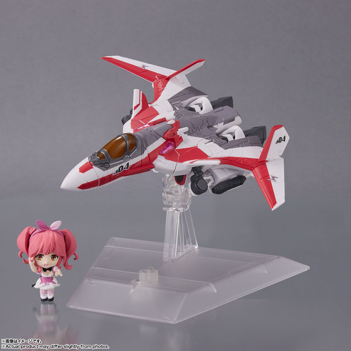 Macross Tiny Session VF-31C Siegfried (Mirage Farina Jenius) w/ Makina Nakajima