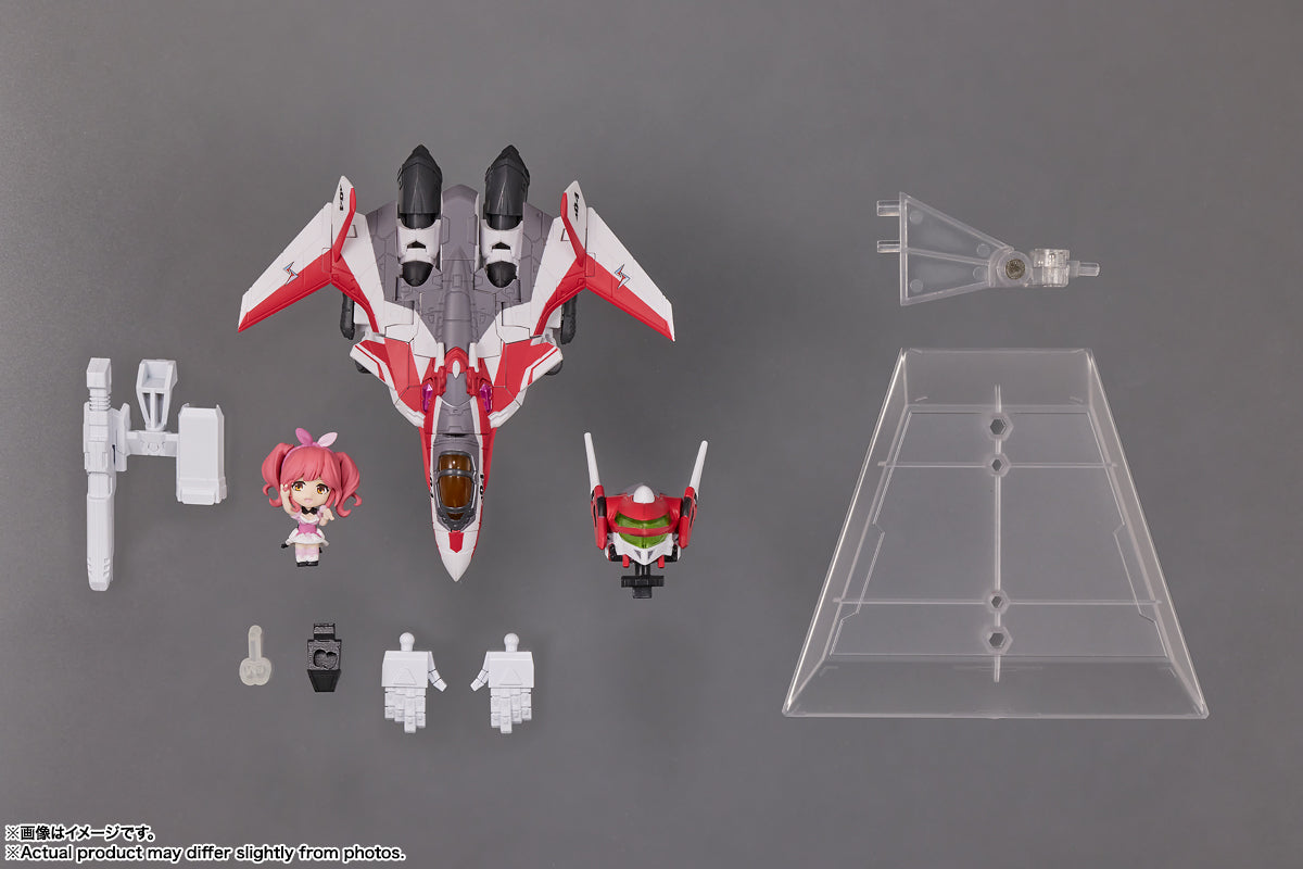 Macross Tiny Session VF-31C Siegfried (Mirage Farina Jenius) w/ Makina Nakajima