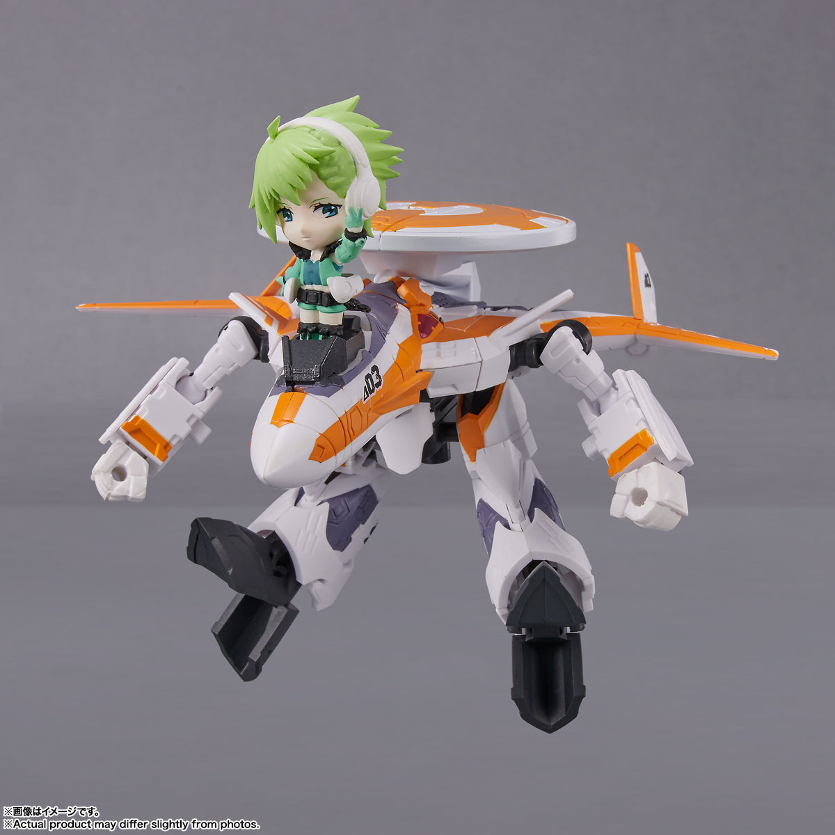 [PREORDER] Macross Tiny Session VF-31E Siegfried (Chuck Mustang Use) w/ Reina Prowler