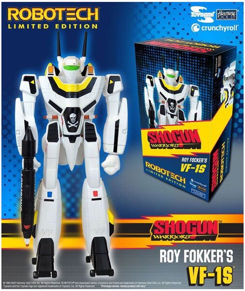 ROBOTECH Roy Fokker's VF-1S 24" Shogun Warriors Retro Figure