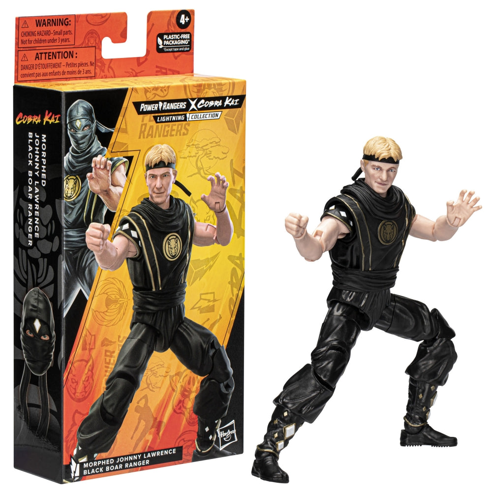 Lightning Collection Cobra Kai Johnny Lawrence Morphed Black Boar Ranger