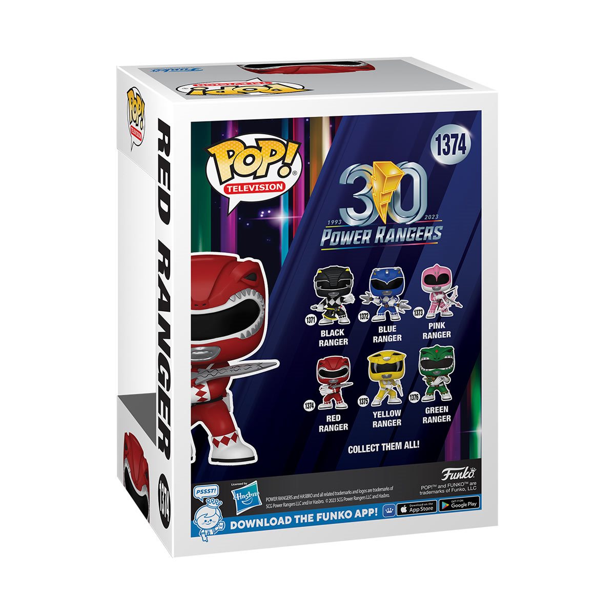 Mighty Morphin Red Ranger 30th Anniversary Pop! Vinyl Figure