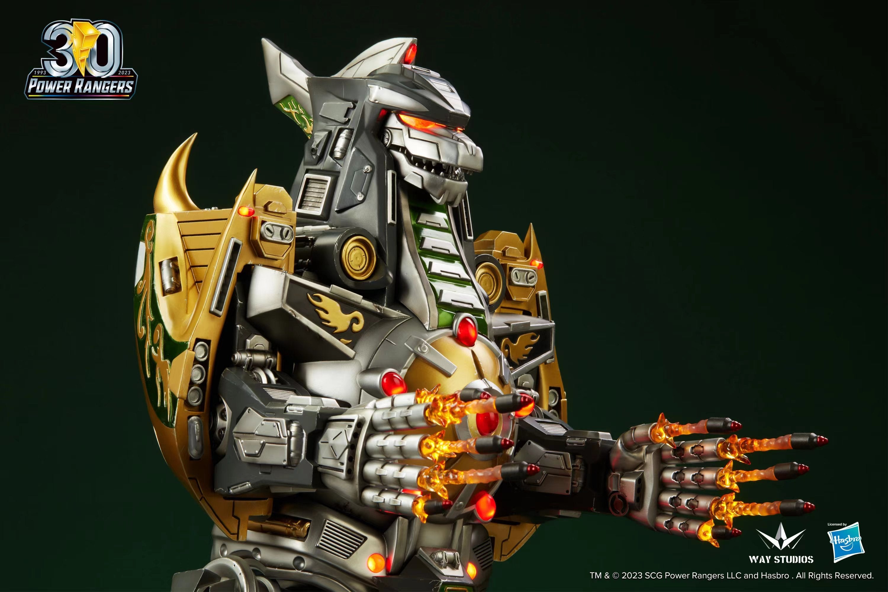 WayStudios Power Rangers Dragonzord Statue