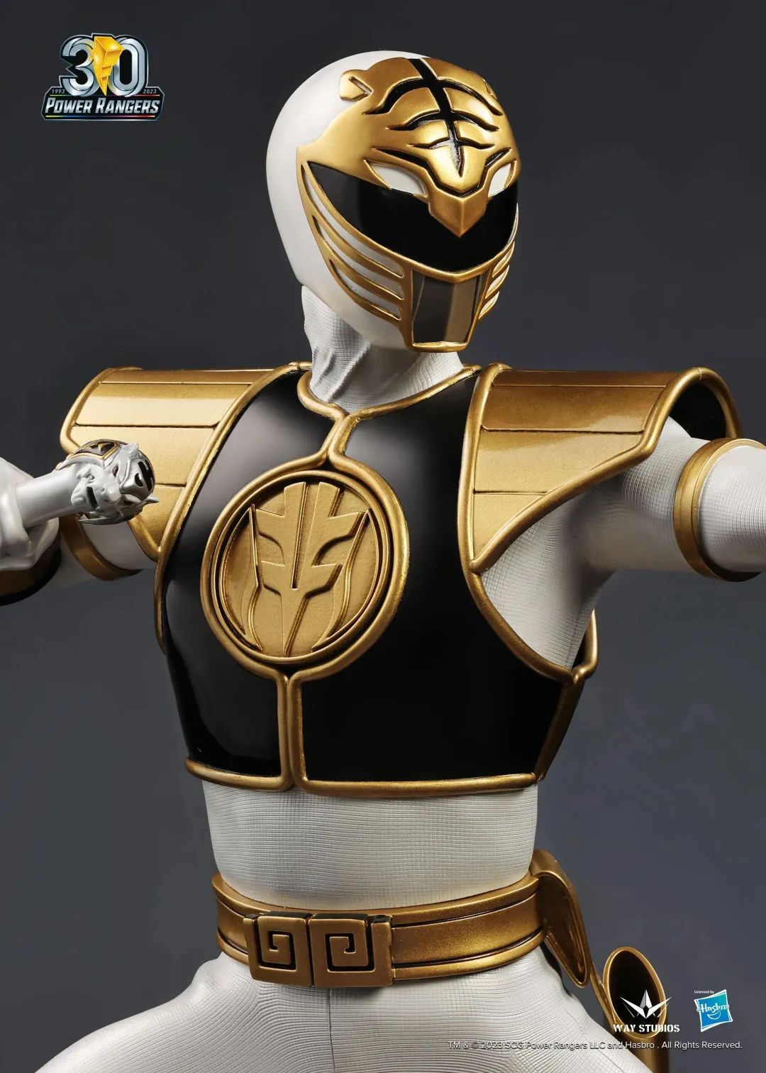 [PREORDER] WayStudios Mighty Morphin White Ranger 1/4 Scale Statue