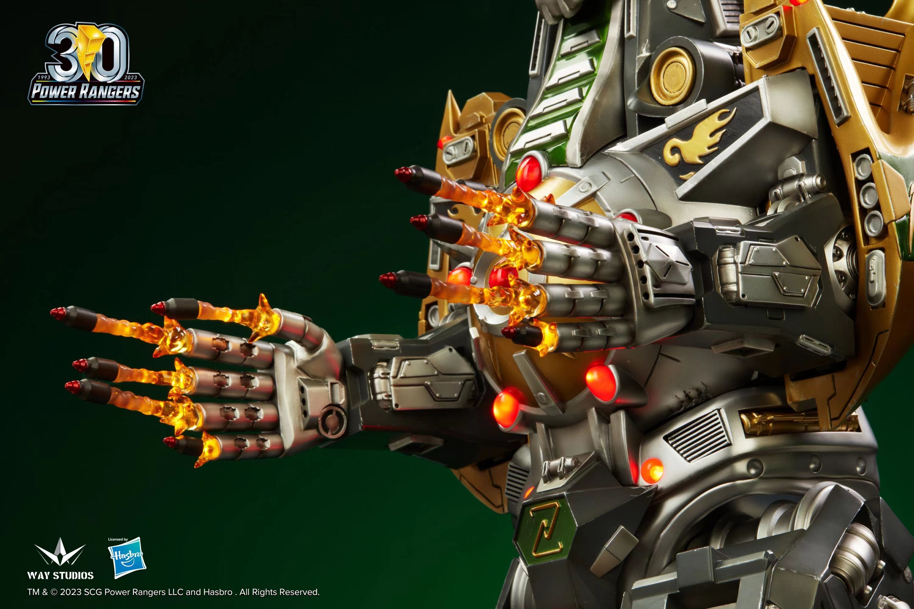 WayStudios Power Rangers Dragonzord Statue