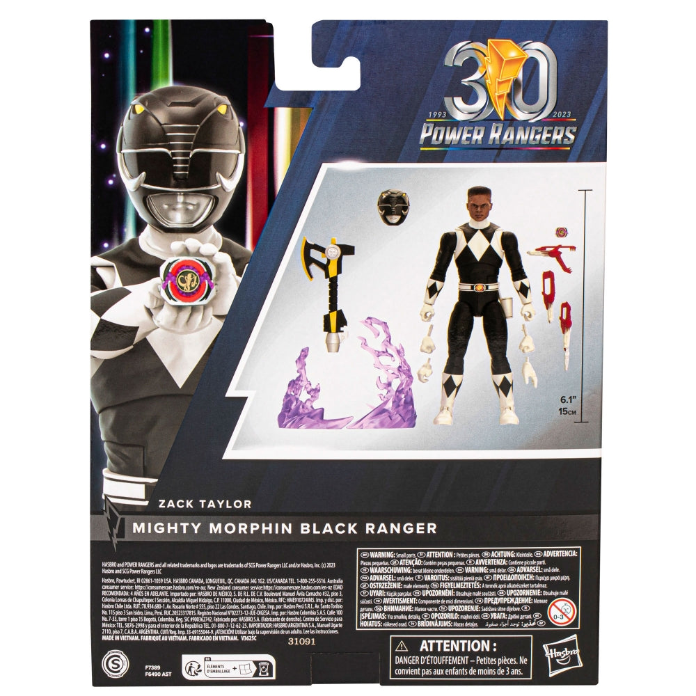 Lightning Collection Remastered Mighty Morphin Black Ranger