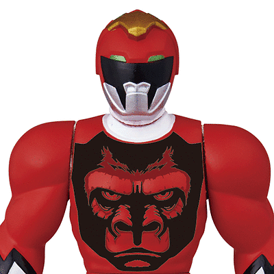 Zyuoh Gorilla 6 Vinyl Figure Zyuohger 2016 Japanese Power Rangers