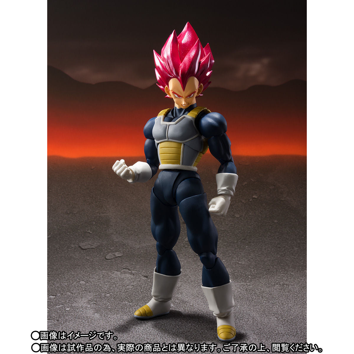 SH Figuarts Super Saiyan God Super Saiyan Vegeta Super