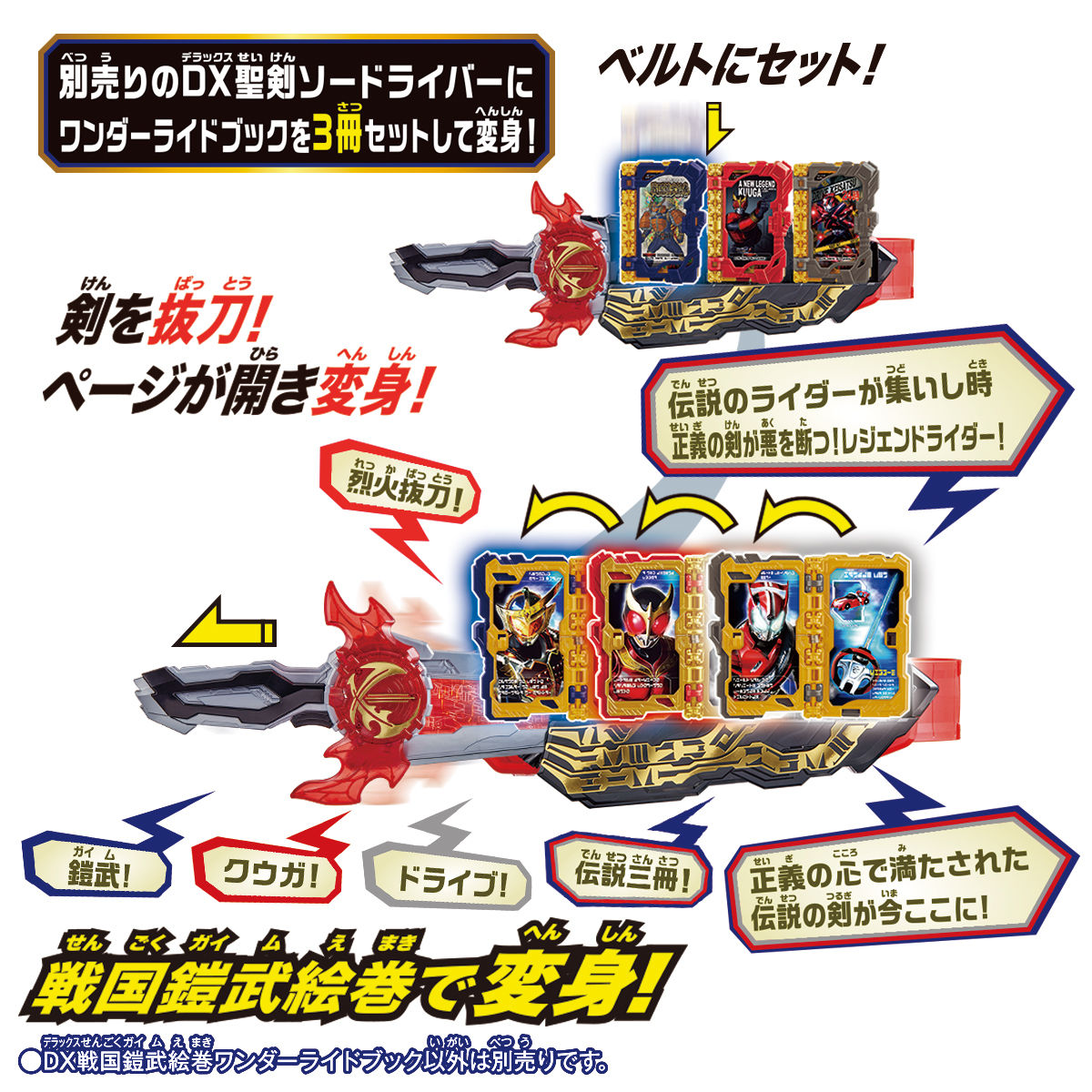 DX Gaim Wonder Ride Book