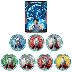 DX Ultra Access Card & Ultra Medal SP Ultraman Zero & 6 Brothers Set