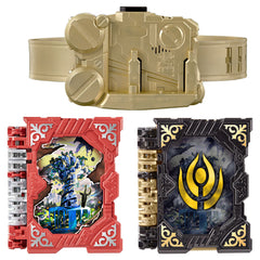 DX Dooms Driver Buckle w/ Omni Force & Grimoire Wonder Ride Book