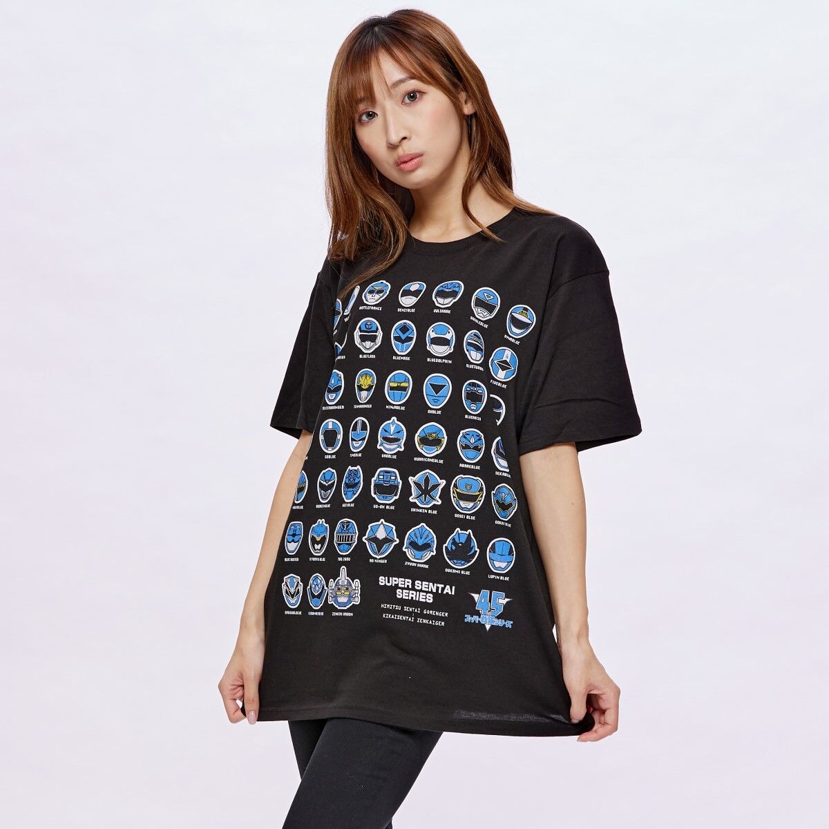 Super Sentai 45th Anniversary Blue Ranger T-Shirt