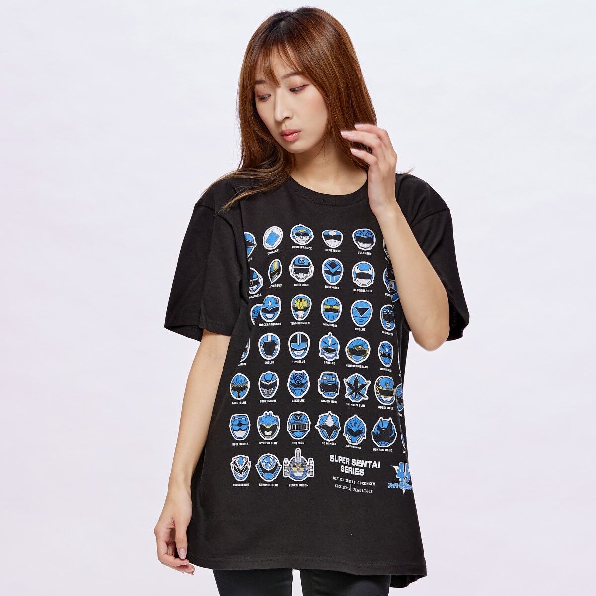 Super Sentai 45th Anniversary Blue Ranger T-Shirt