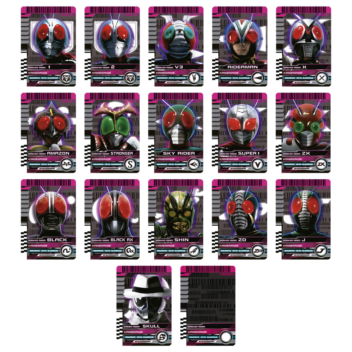 CSM Rider Card Set - Decade