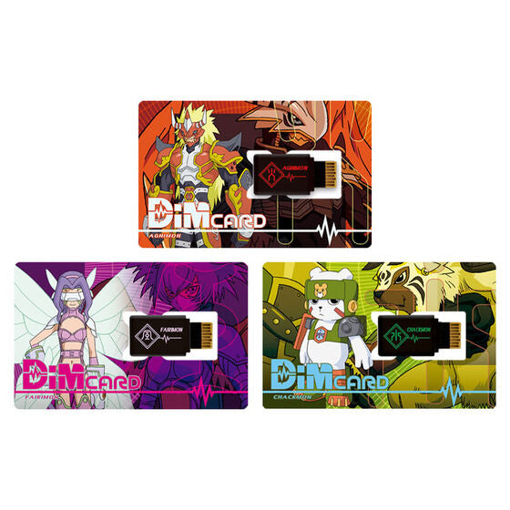 Digimon Dim Card set EX3 Digimon Frontier - Spirit of Flame