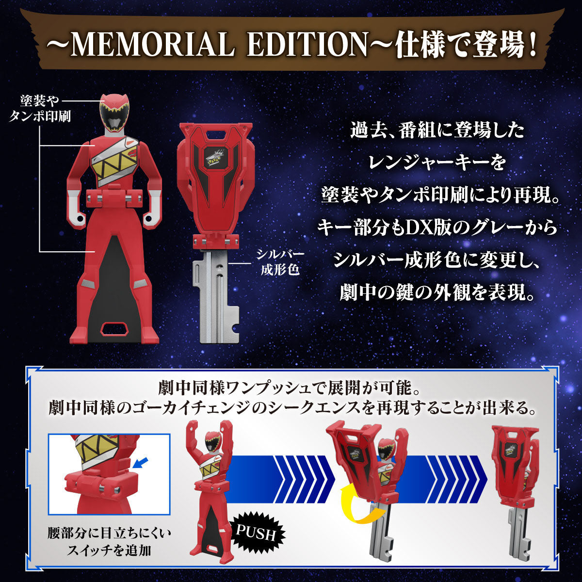 Ranger Key Memorial Edition - Anniversary Heroes & KingOhger Set