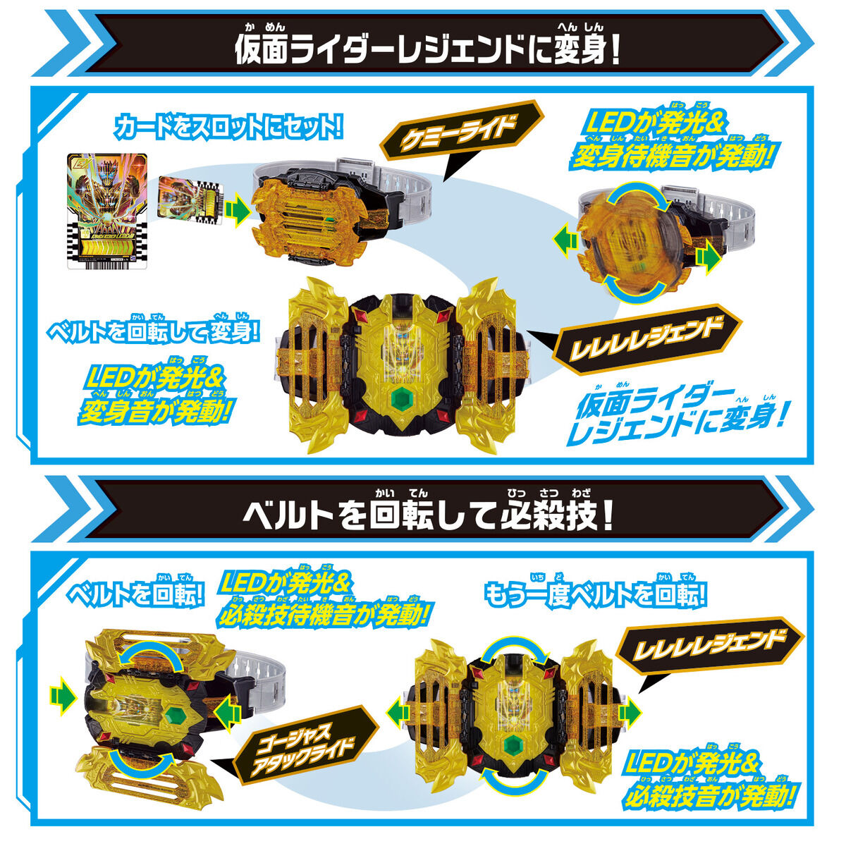 DX Legend Driver & Legend Kamen Riser Set