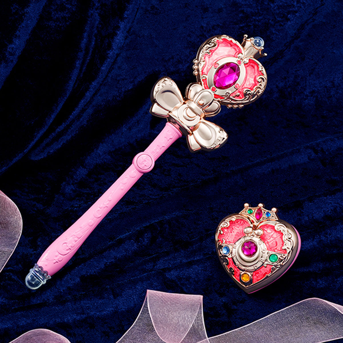 Sailor Moon Miracle Shiny Series Spiral Heart Moon Rod