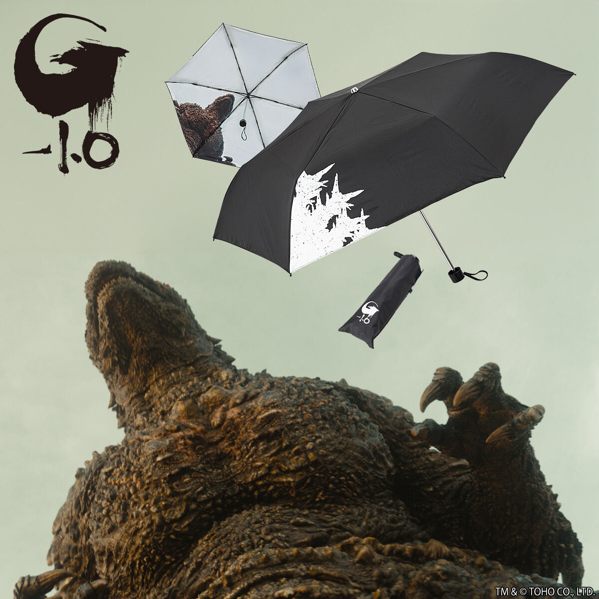 Godzilla Minus One Folding Umbrella