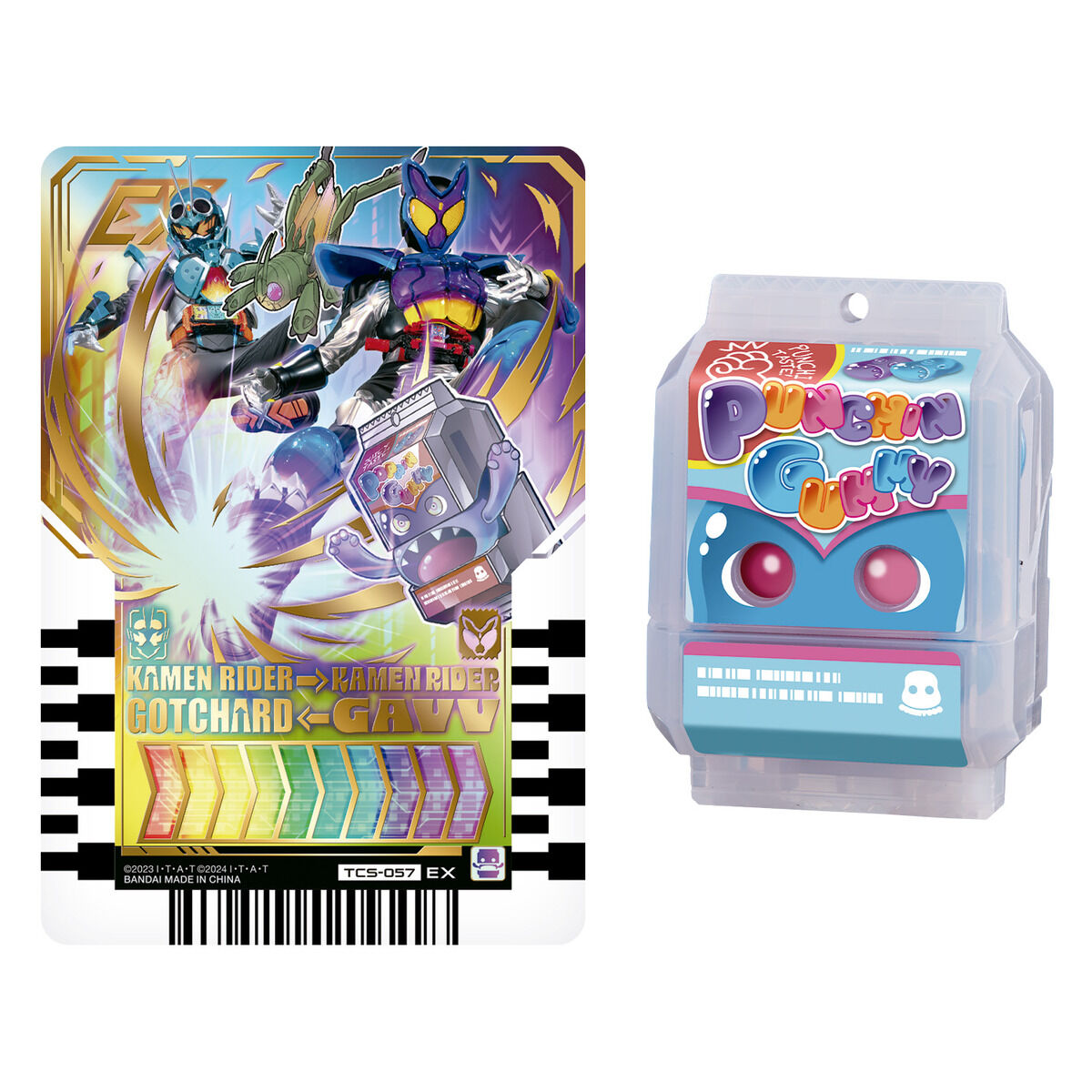 DX Punchin Gummy Gochizo & Double Rider Kick Ride Chemy Card