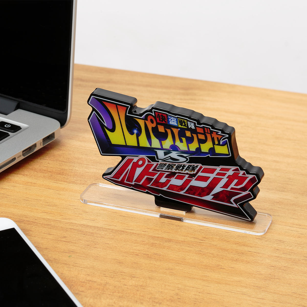 Lupinranger vs Patranger Acrylic Logo Display