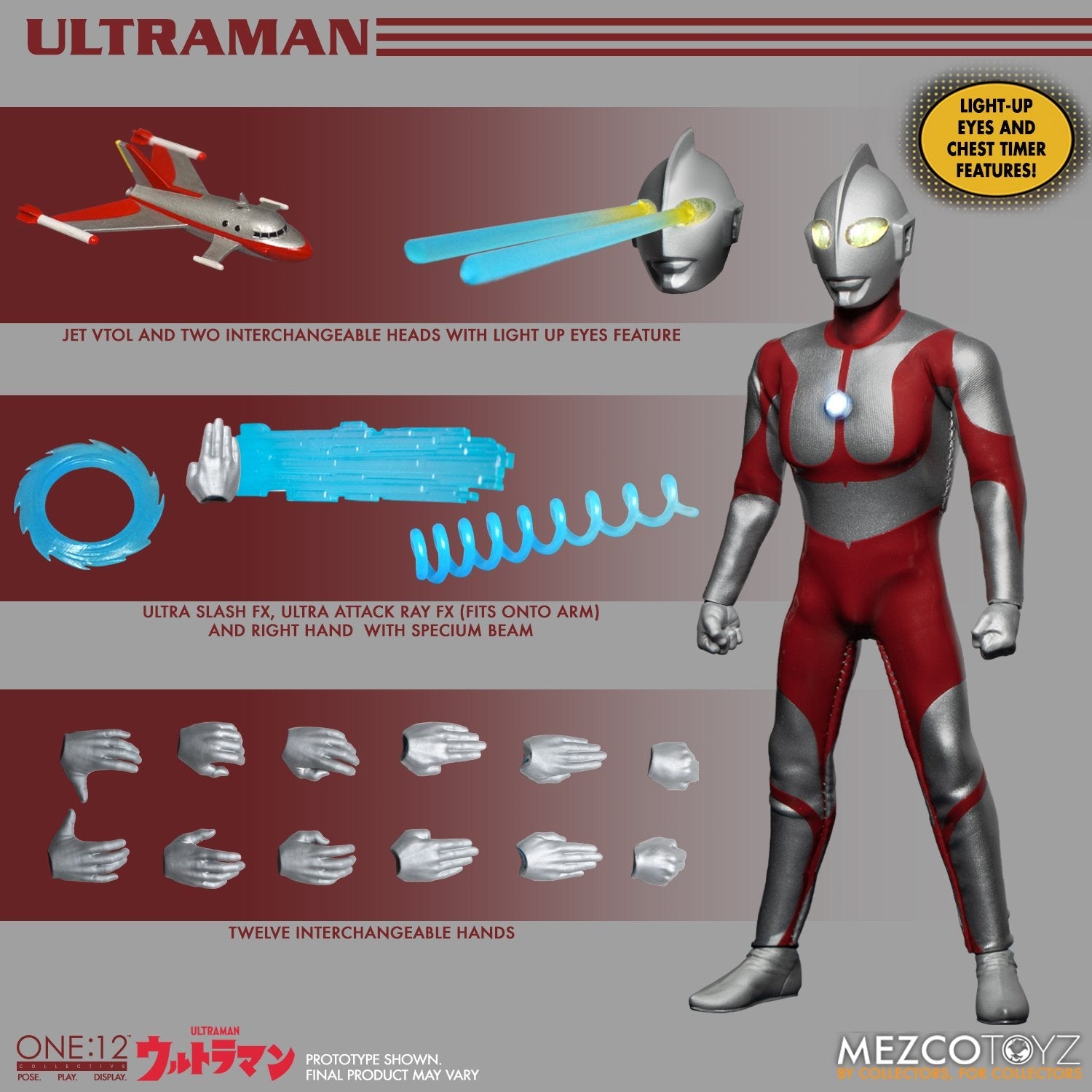 Ultraman Mezco One:12 Collective Figure