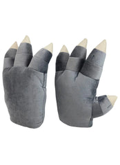 Godzilla Gray Claws Plush Gloves