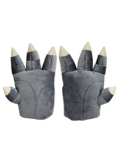 Godzilla Gray Claws Plush Gloves