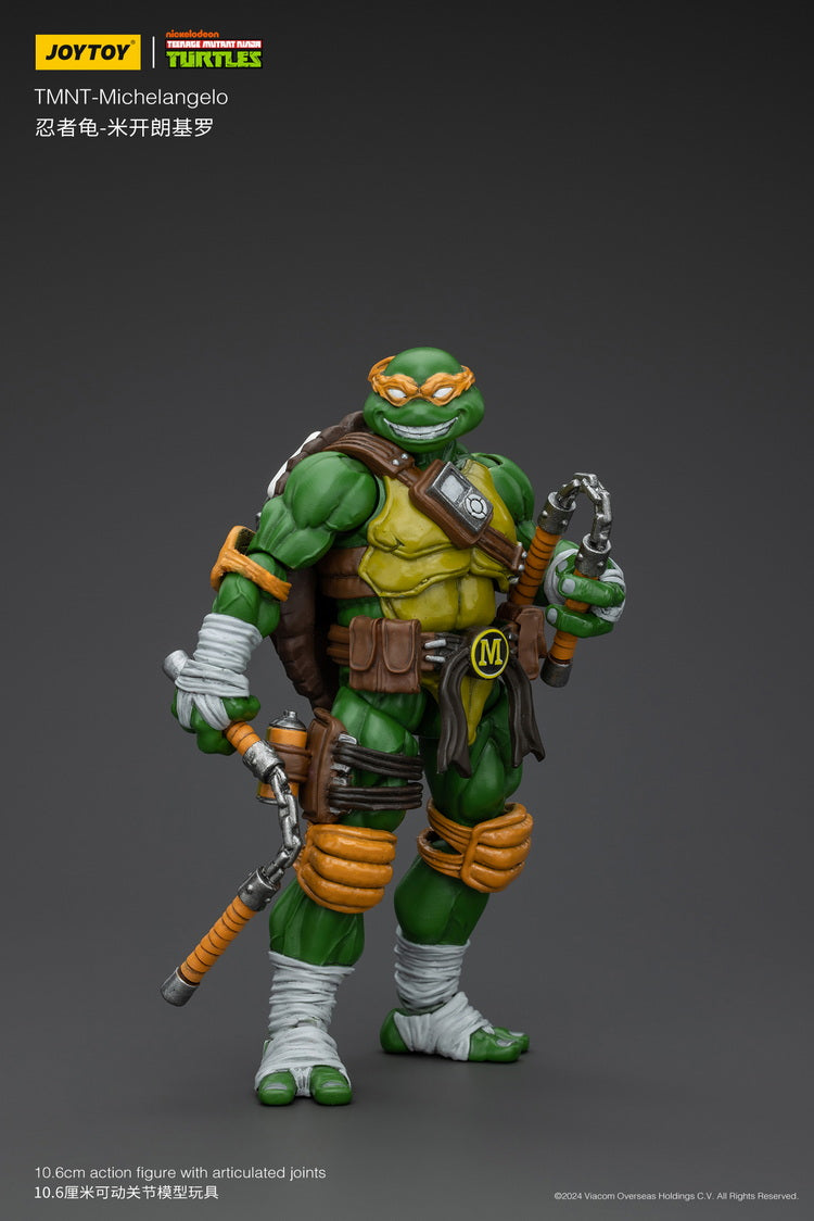 [PREORDER] JoyToy TMNT Michelangelo 1/18 Scale Figure