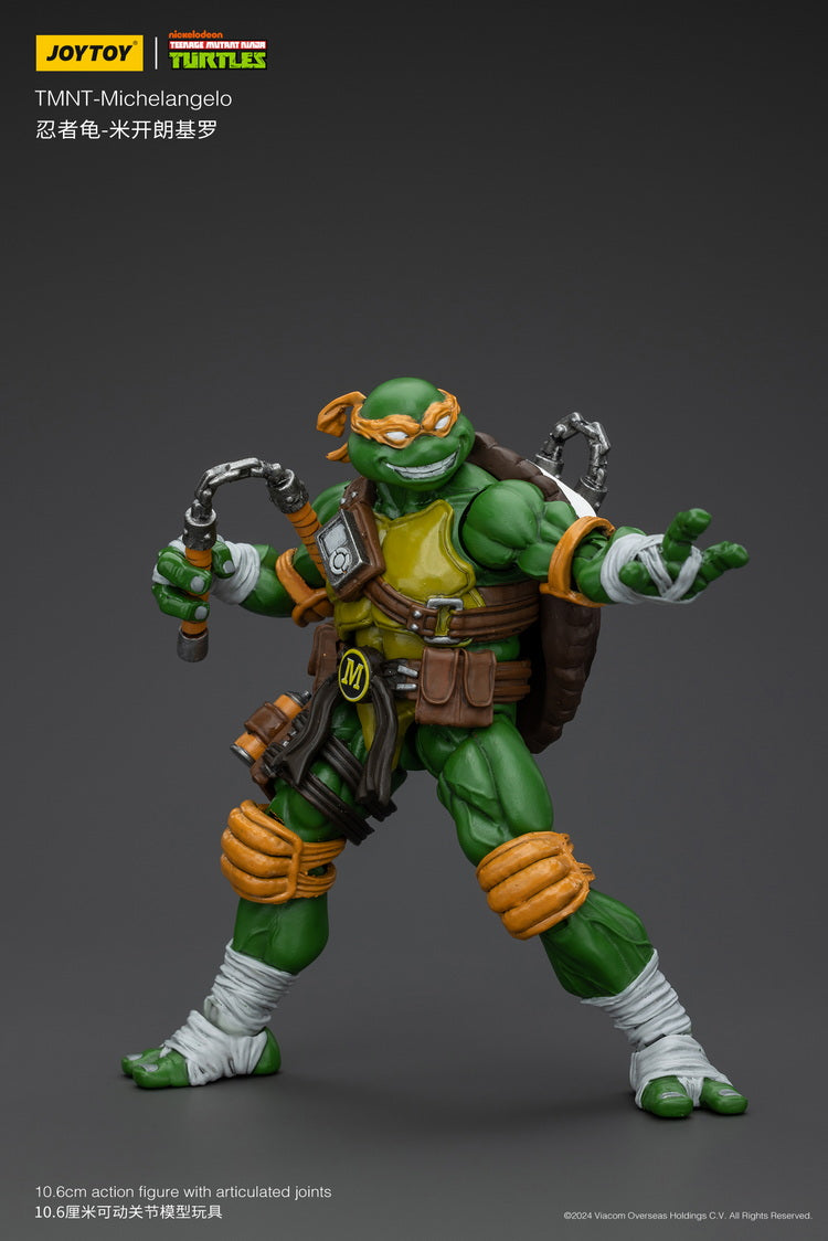 [PREORDER] JoyToy TMNT Michelangelo 1/18 Scale Figure