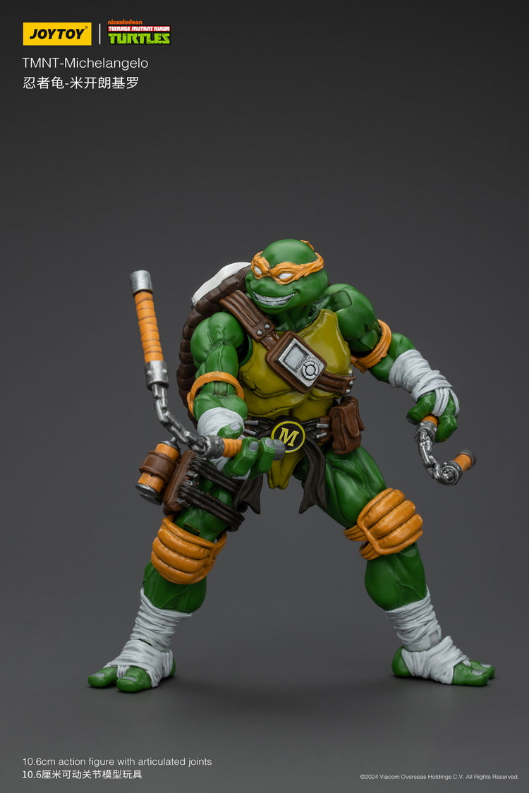 [PREORDER] JoyToy TMNT Michelangelo 1/18 Scale Figure