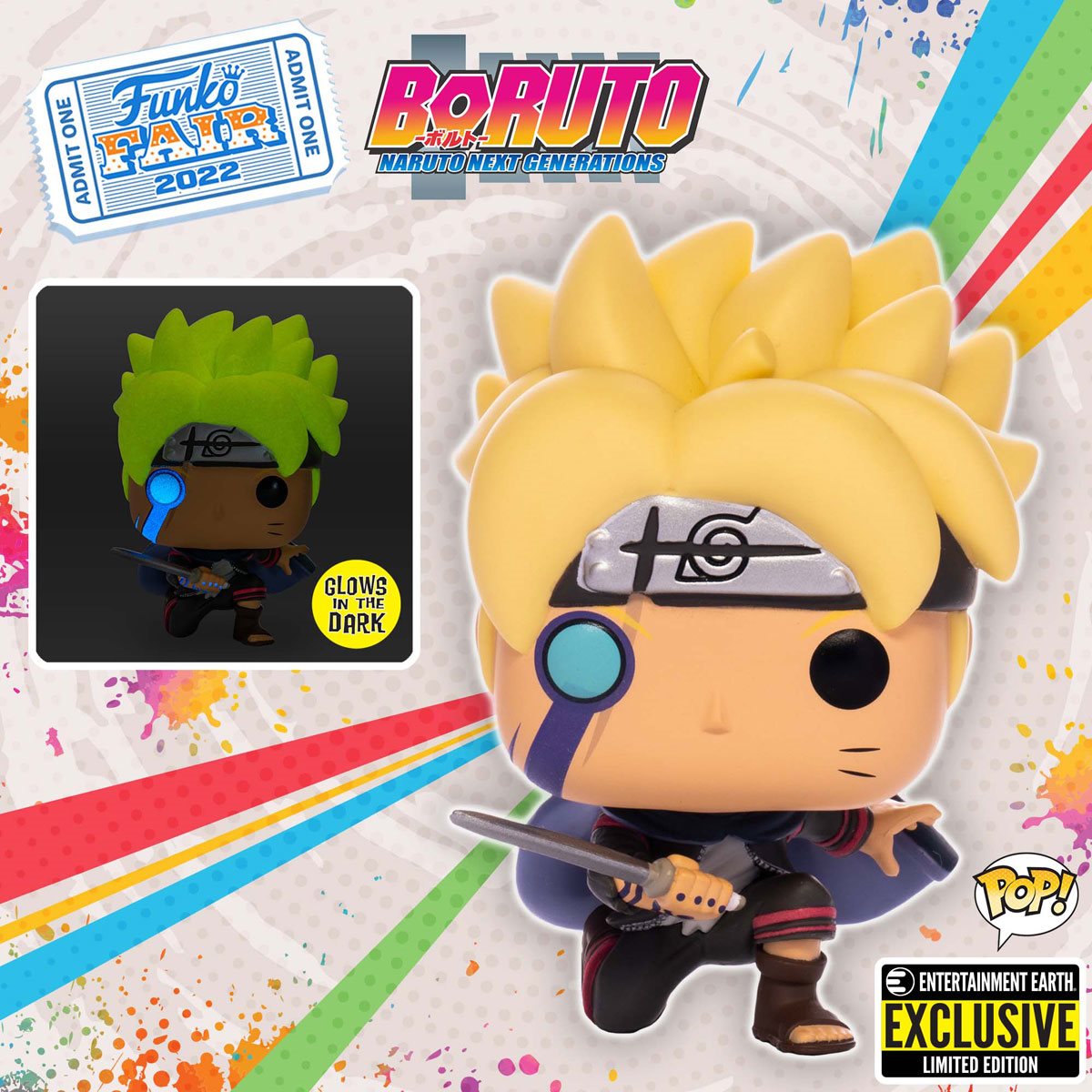 Boruto with Marks Glow-in-the-Dark Funko POP!