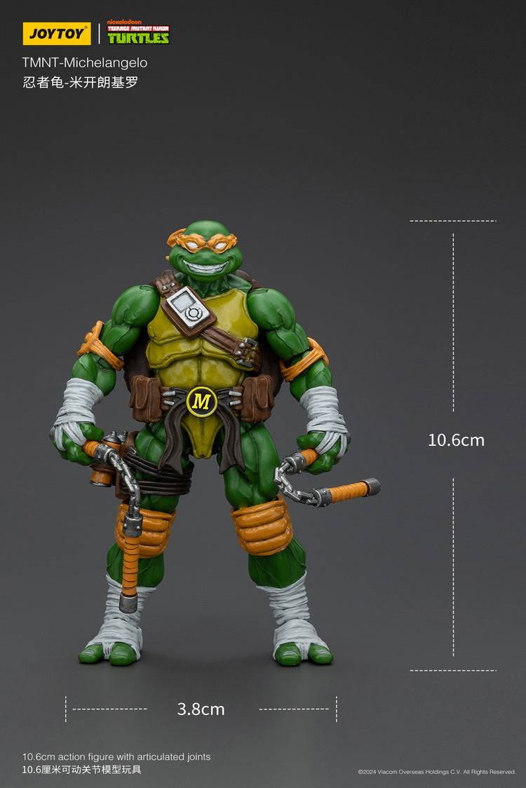 [PREORDER] JoyToy TMNT Michelangelo 1/18 Scale Figure