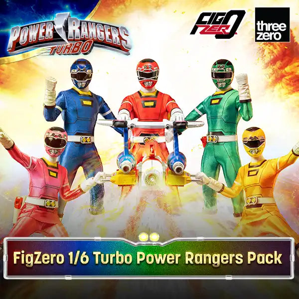 [PREORDER] FigZero Power Rangers Turbo 1/6 Scale Figure Team Pack