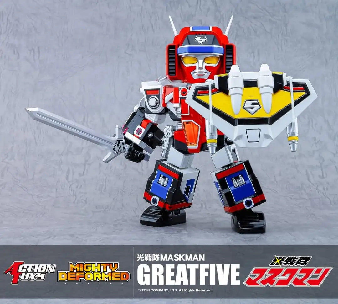 Action Toys Mighty Deformed Great Five - Maskman