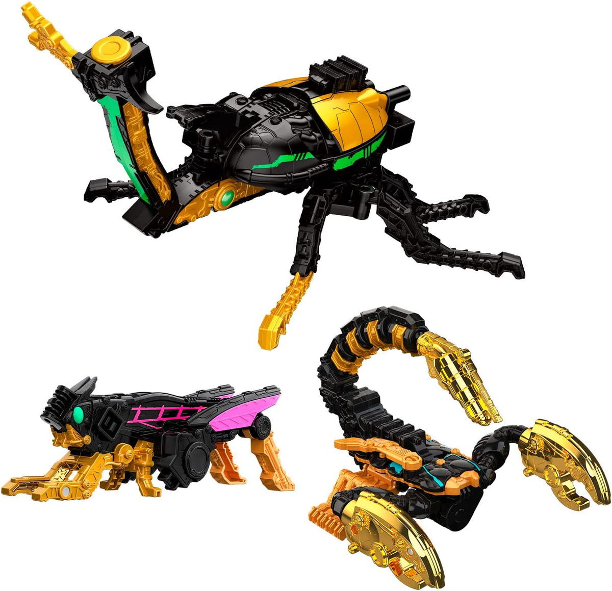 DX God Kabuto, God Scorpion & God Hopper Set