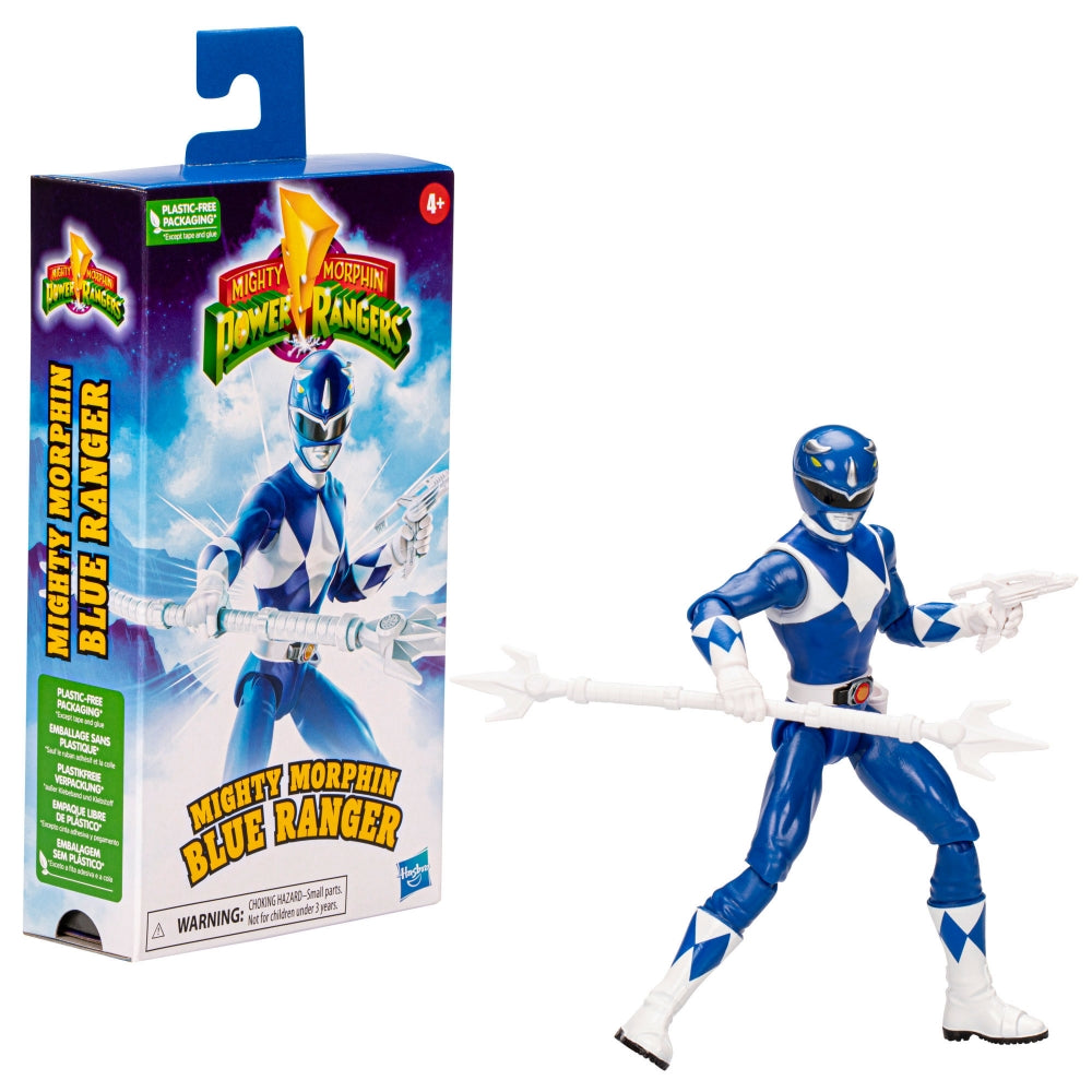 Mighty Morphin VHS Figure - Blue Ranger