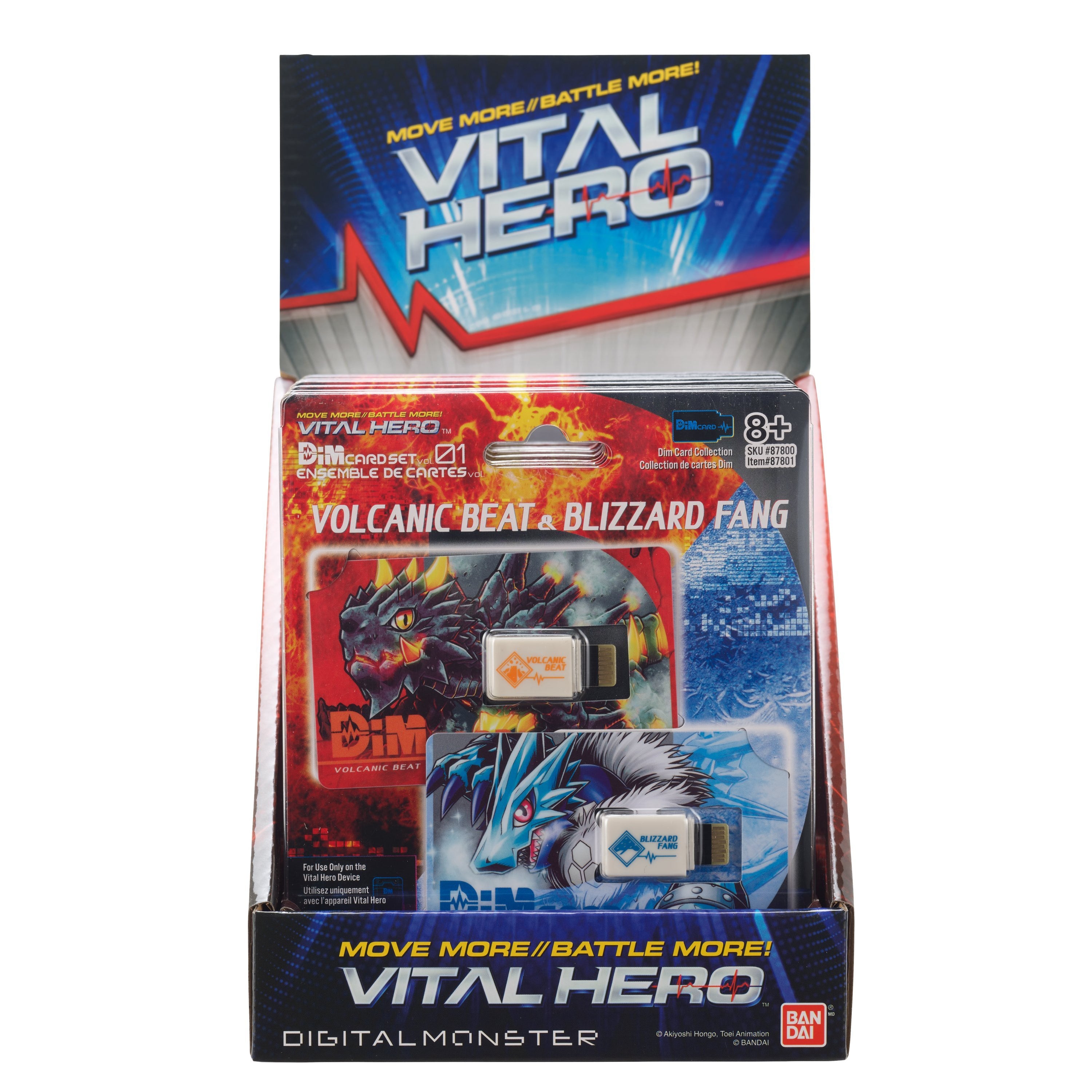 Vital Hero DIM Card Pack (Volcanic Beat & Blizzard Fang)