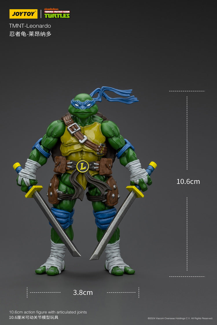 [PREORDER] JoyToy TMNT Leonardo 1/18 Scale Figure