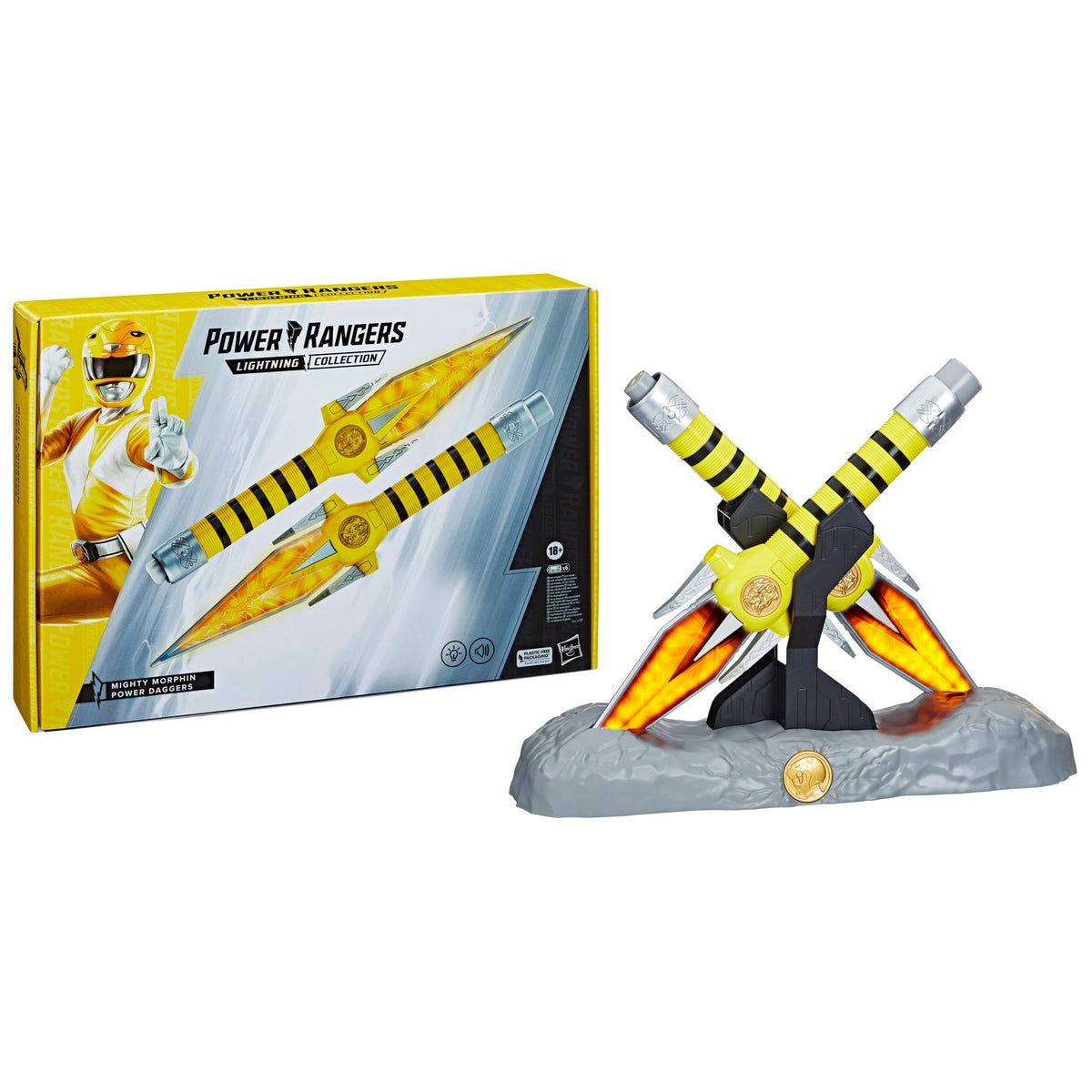 Lightning Collection Mighty Morphin Yellow Ranger Power Daggers