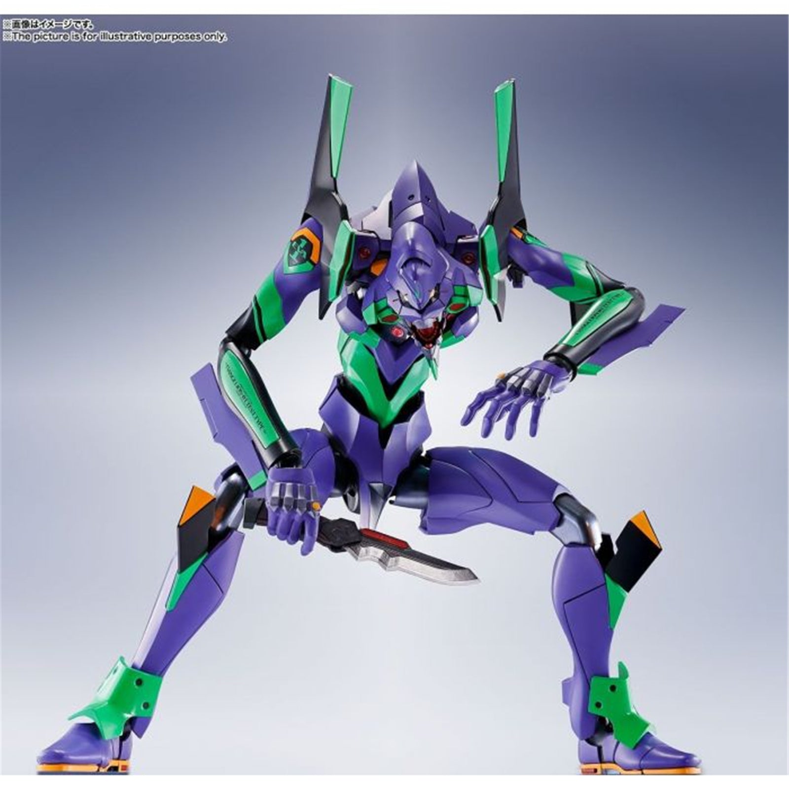 DYNACTION Evangelion Unit 01 w/ Spear of Cassius (New Color Edition)