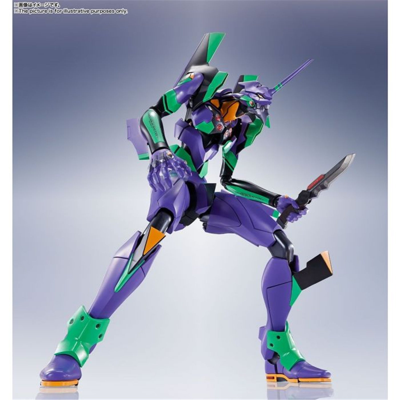 DYNACTION Evangelion Unit 01 w/ Spear of Cassius (New Color Edition)