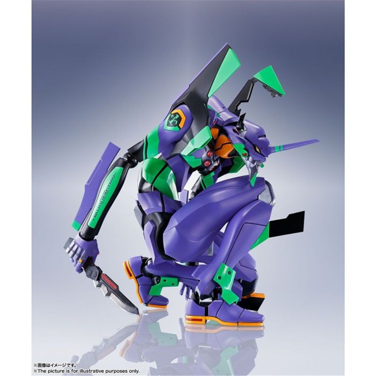 DYNACTION Evangelion Unit 01 w/ Spear of Cassius (New Color Edition)